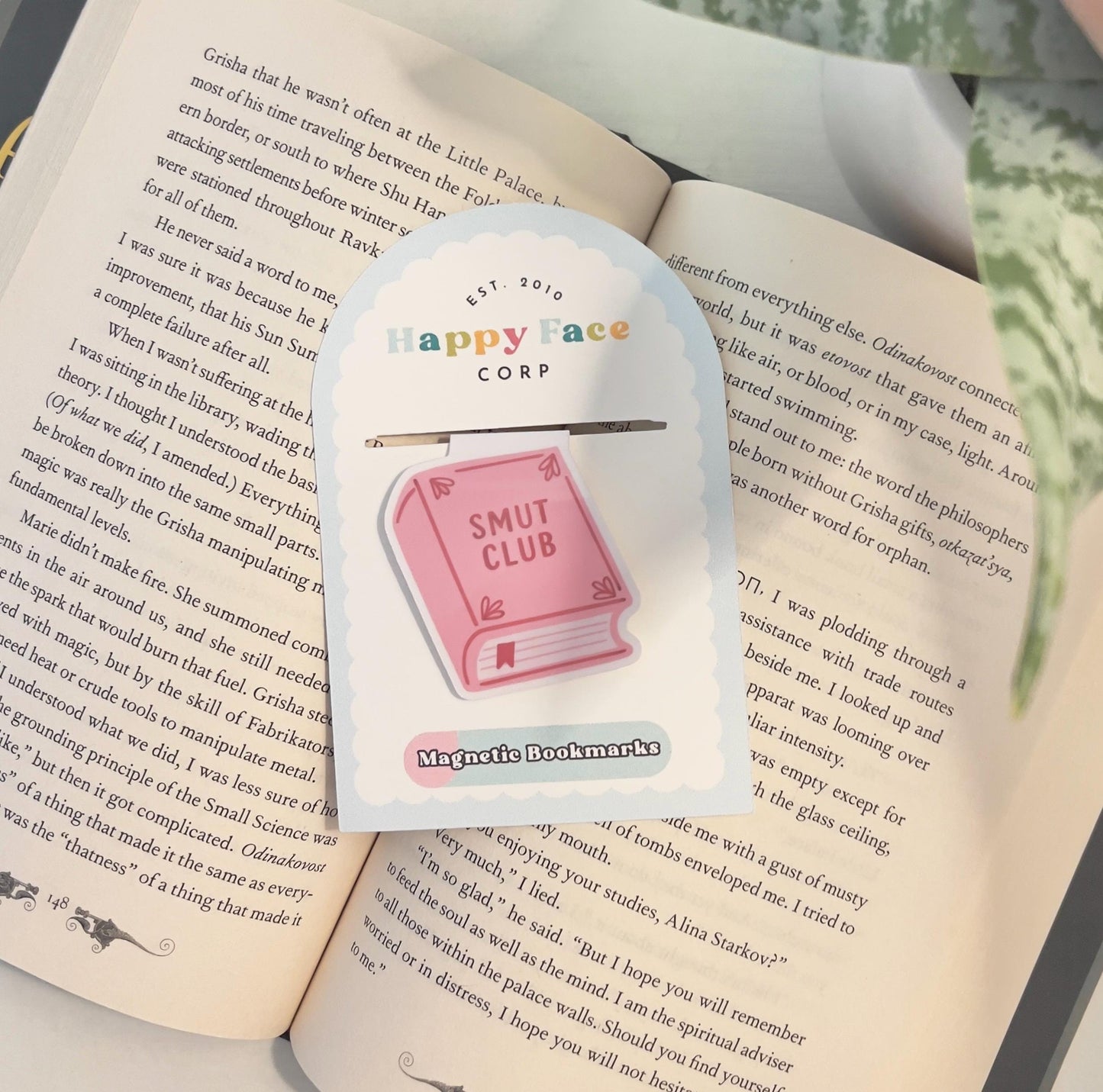 Packaging for the club bookmark