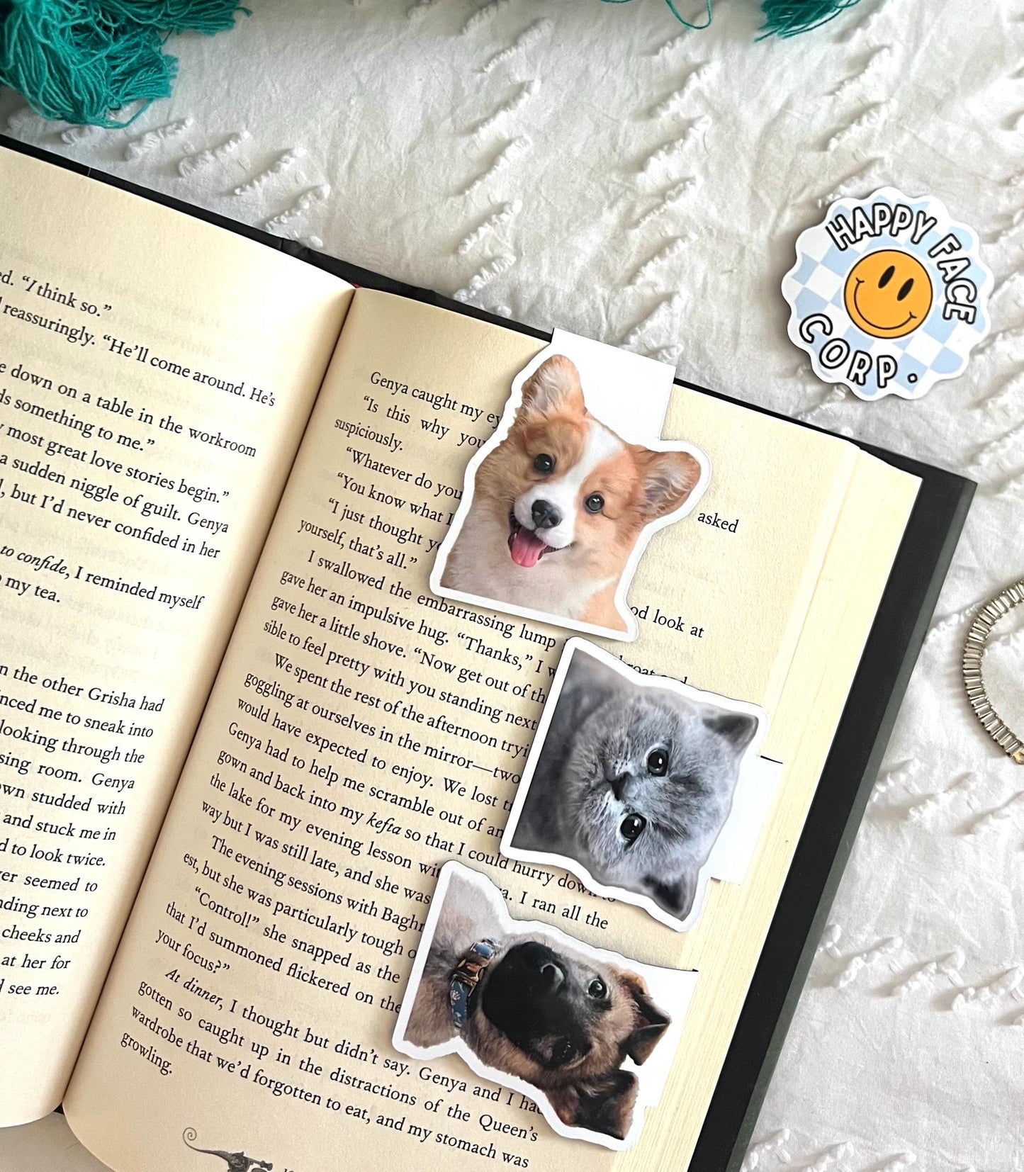Personalized Pet Face Magnetic Bookmark