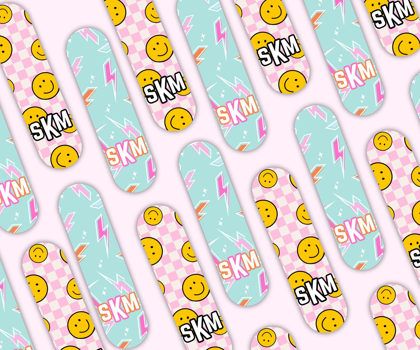 Retro Smile Magnetic Bookmark Set