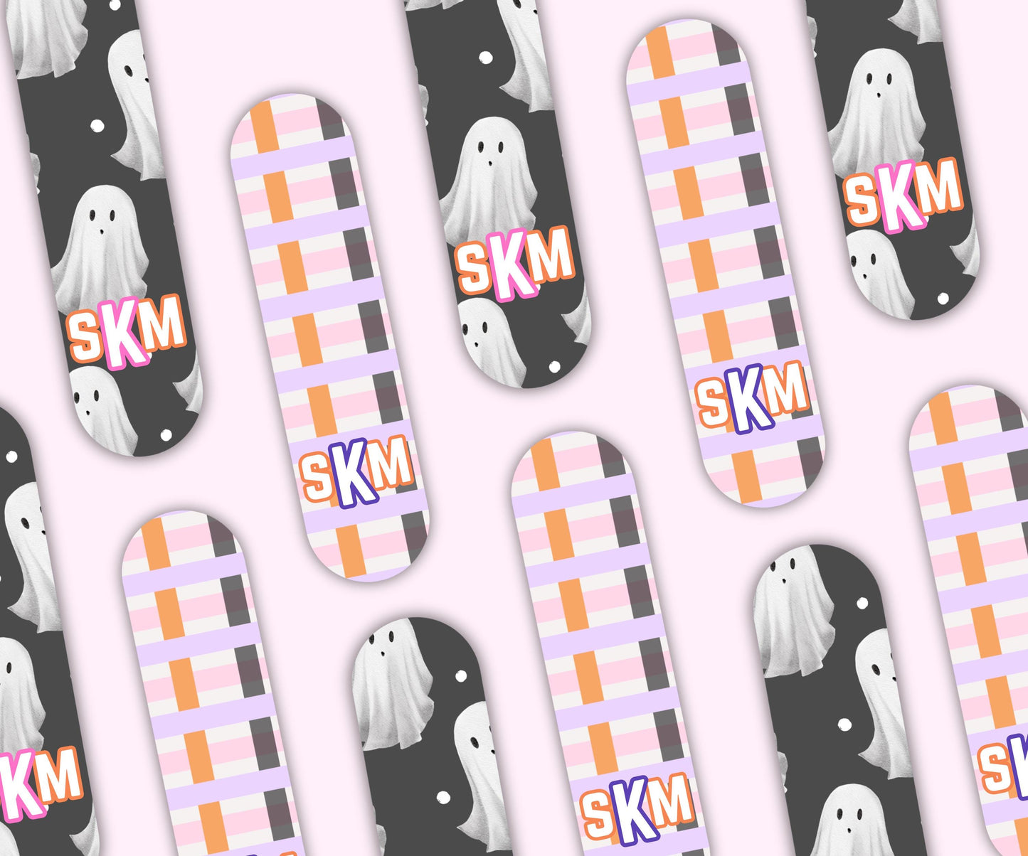 Spooky Halloween Magnetic Bookmark Set