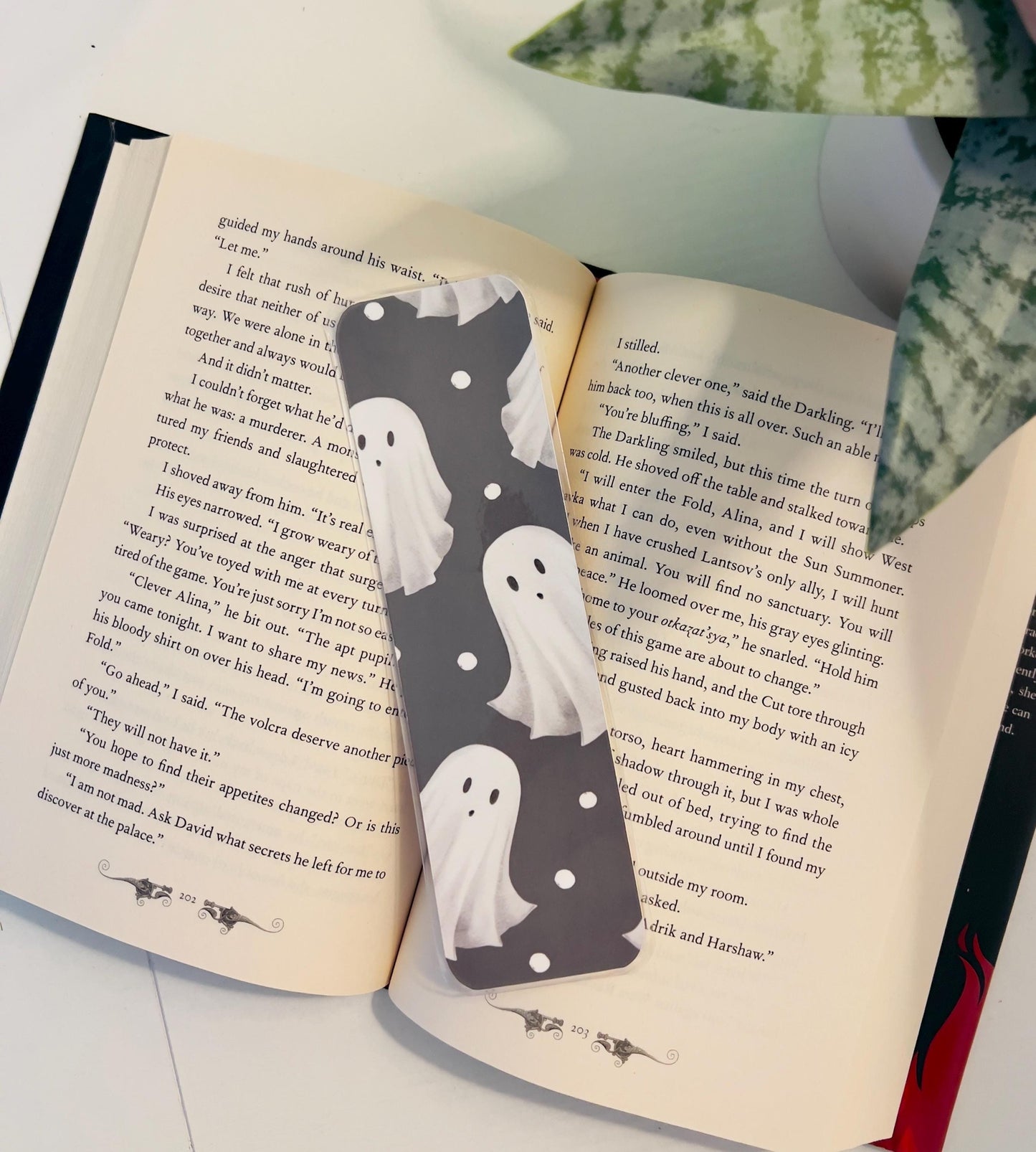 Spooky Pumpkin Halloween Bookmark