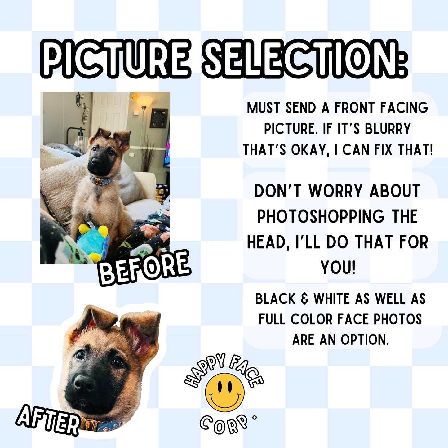 Personalized Pet Face Magnetic Bookmark