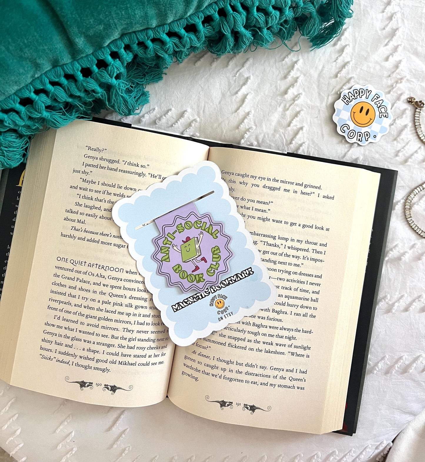 Anti Social Book Club Magnetic Bookmark