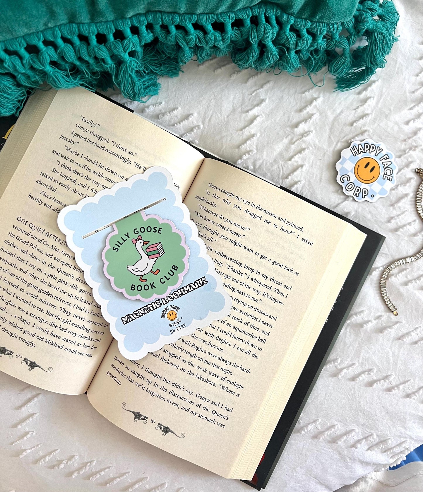 Silly Goose Book Club Magnetic Bookmark