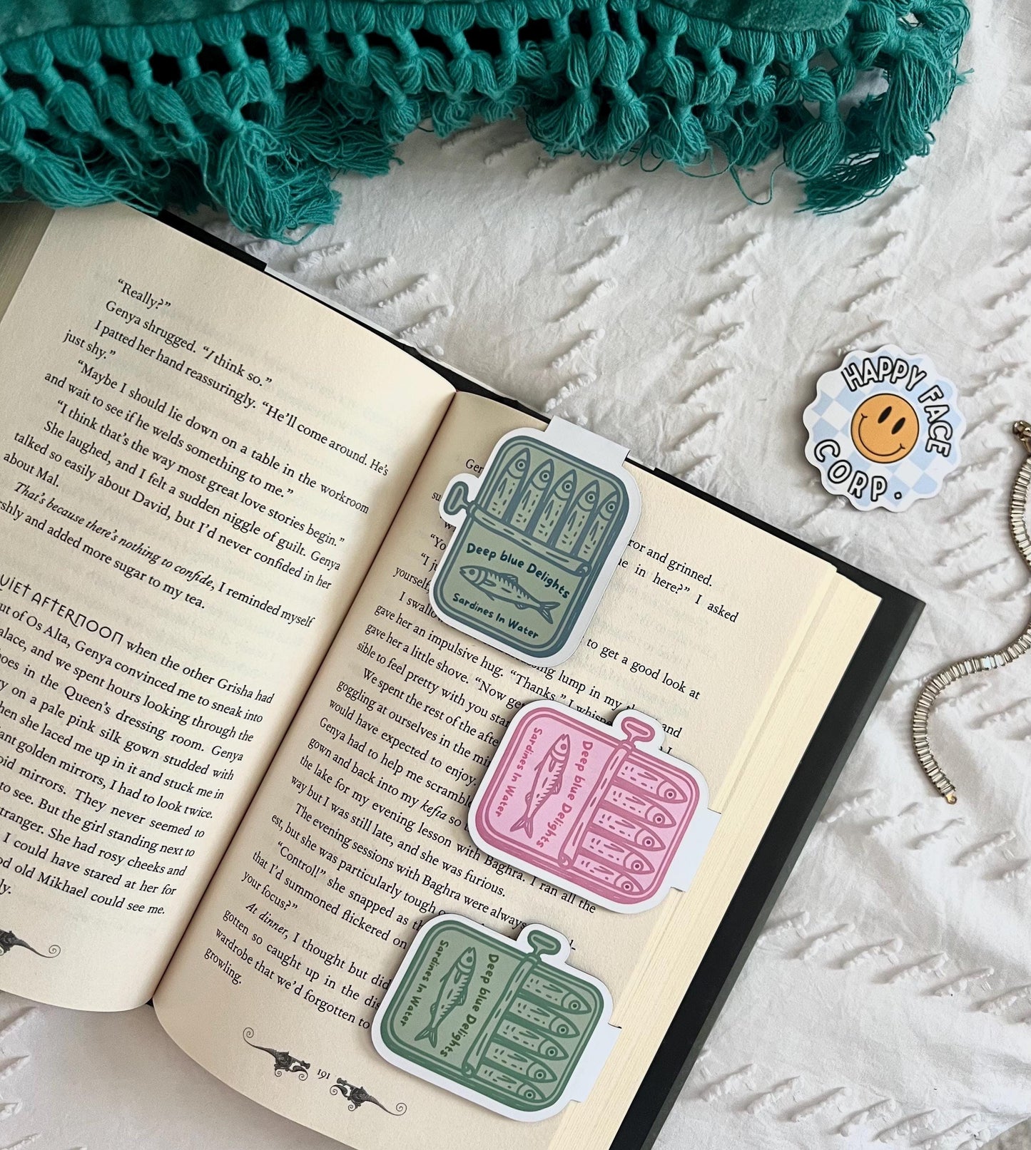 Sardine Can Magnetic Bookmark