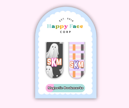 Spooky Halloween Magnetic Bookmark Set