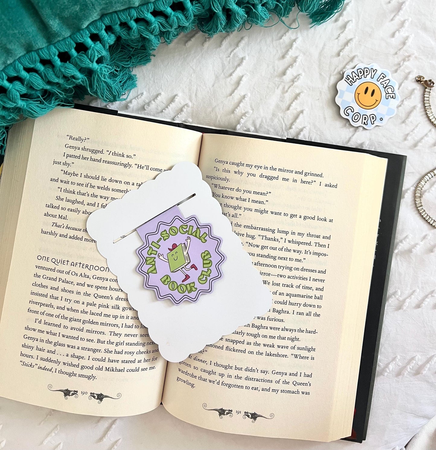 Anti Social Book Club Magnetic Bookmark