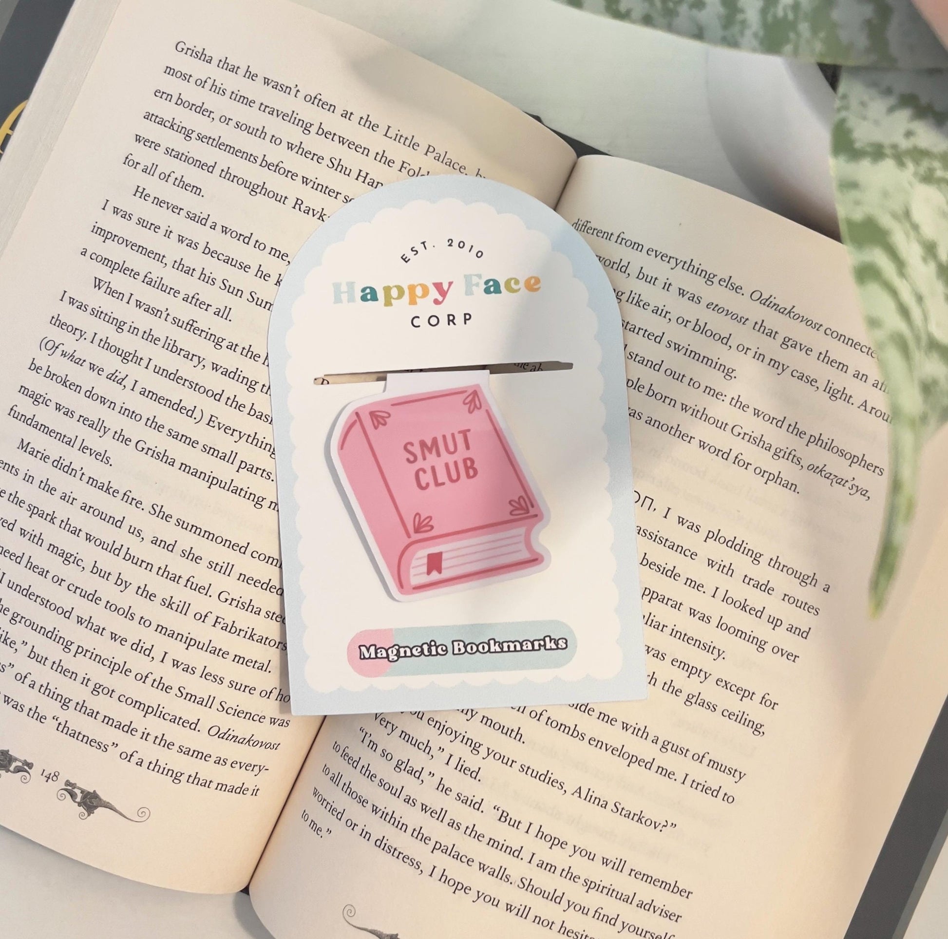 Packaging for the club bookmark