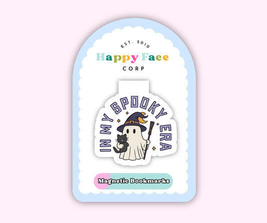 Spooky Ghost Halloween Magnetic Bookmark