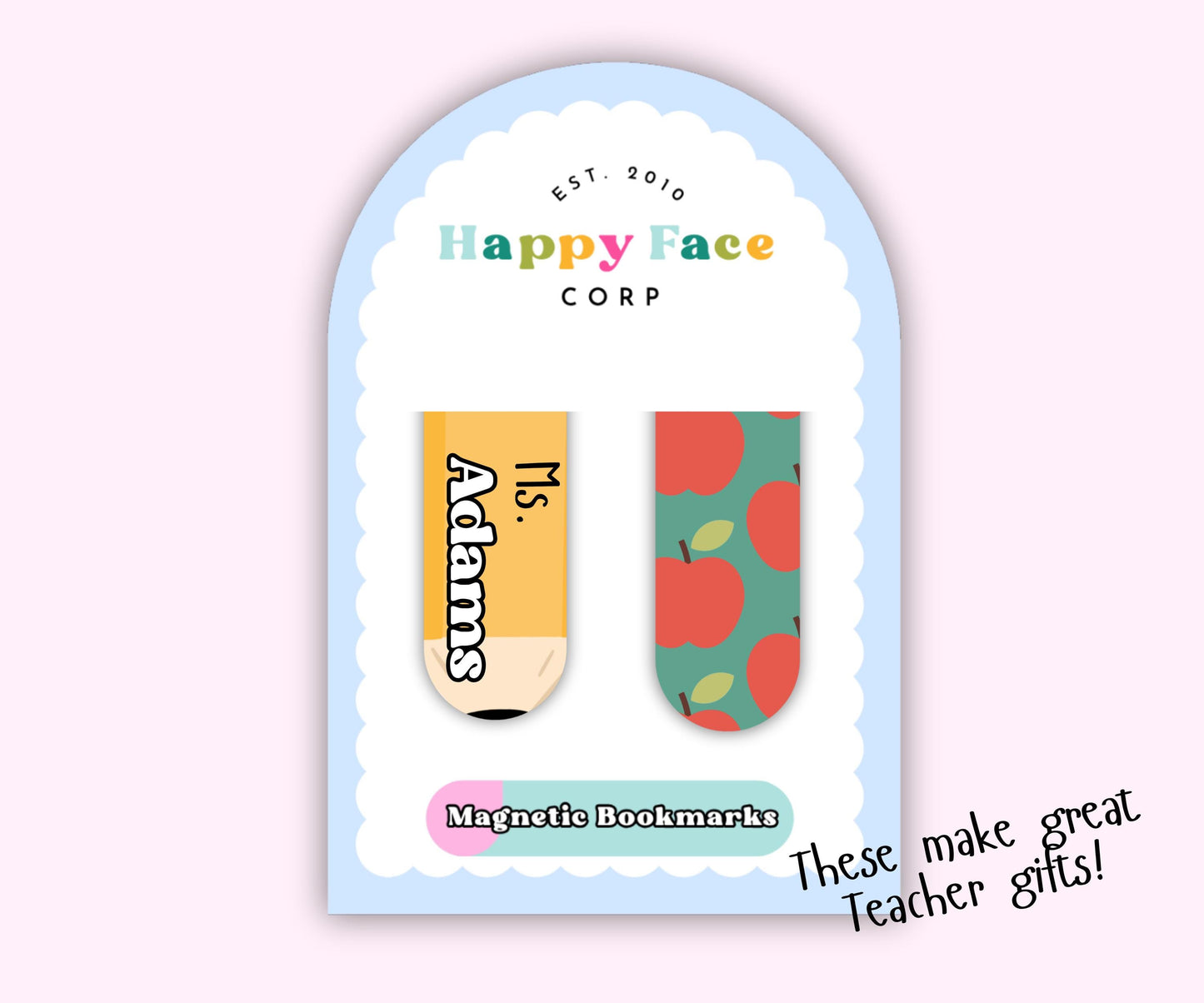 Teachers Magnetic Bookmark Set, Pencil Bookmark