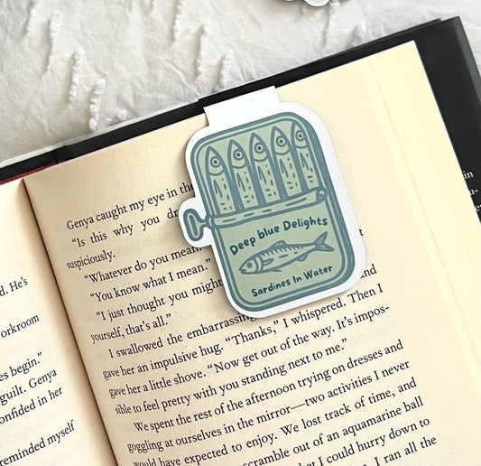 Sardine Can Magnetic Bookmark