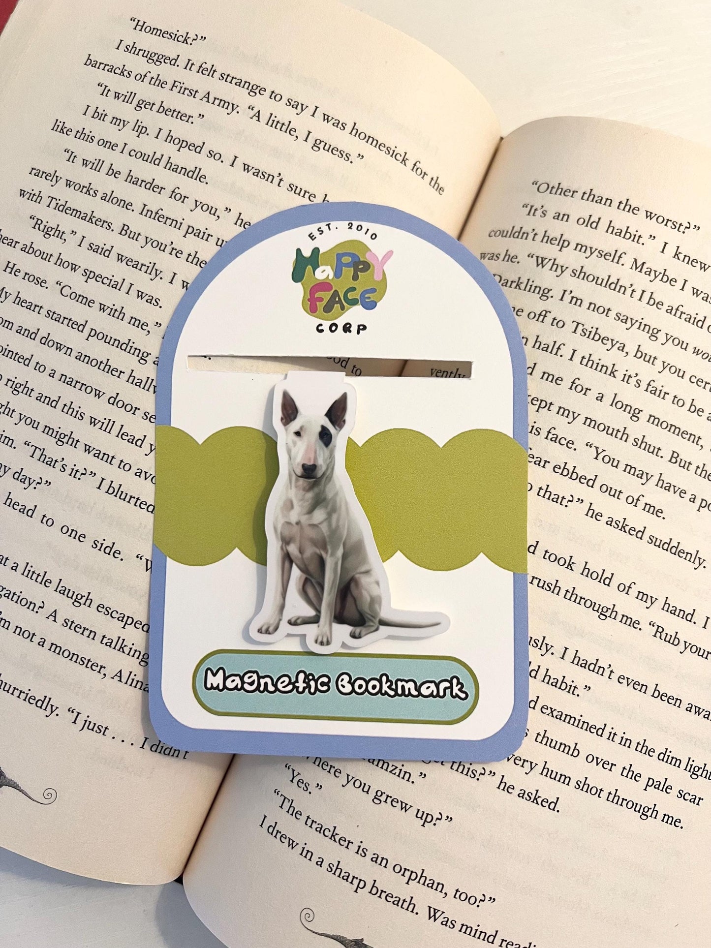 Bull Terrier Magnetic Bookmark