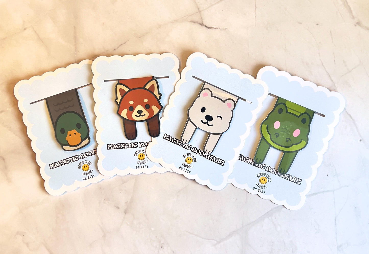 Long Animal Body Magnetic Bookmarks