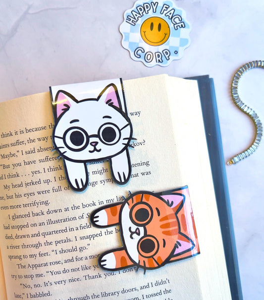 Long Cat Body Magnetic Bookmarks