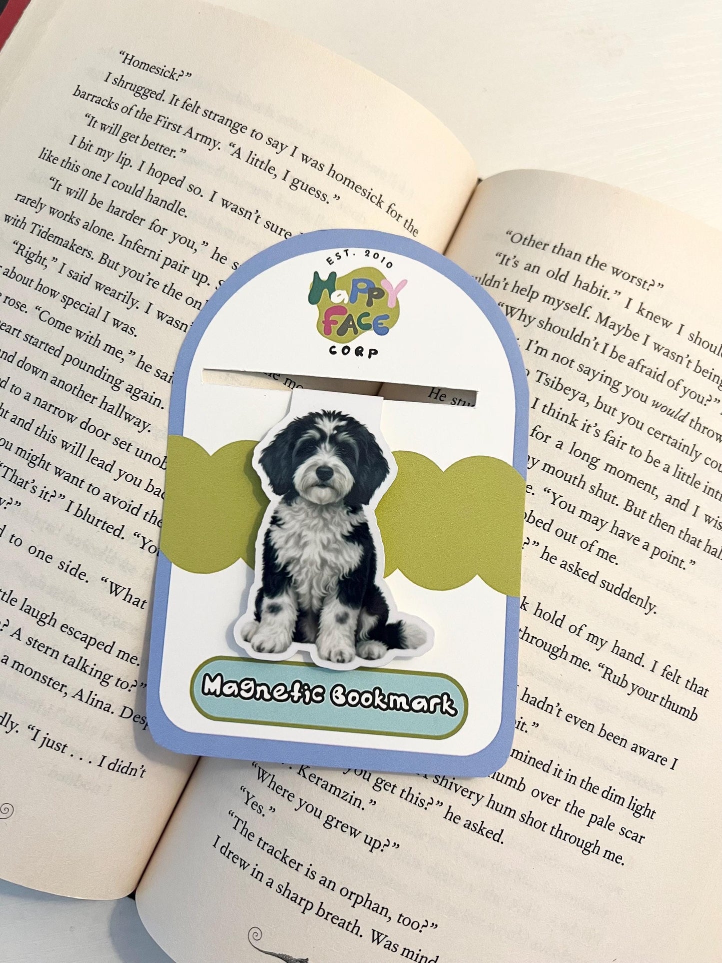 Old English Sheepdog Magnetic Bookmark