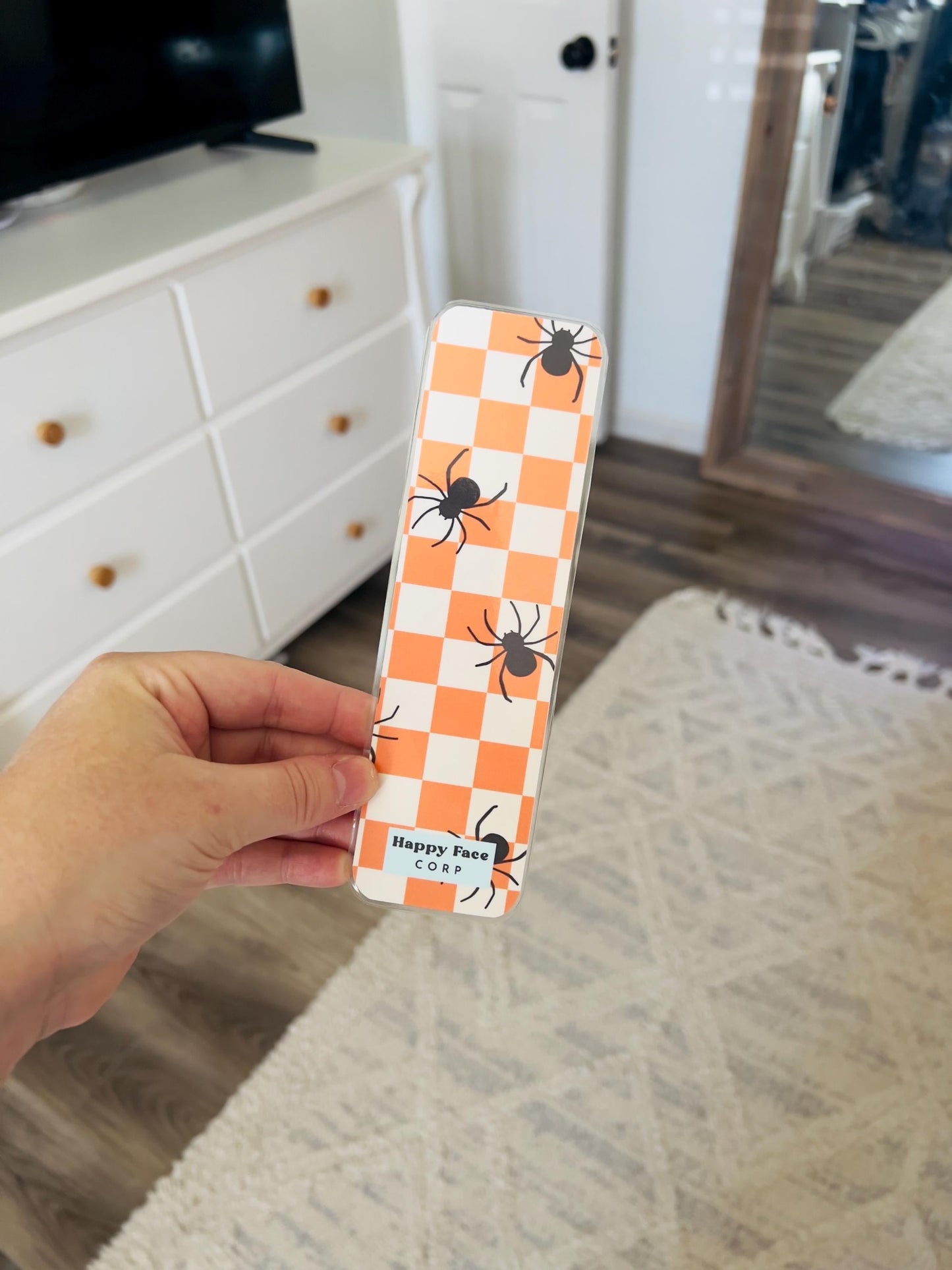 Spooky Pumpkin Halloween Bookmark