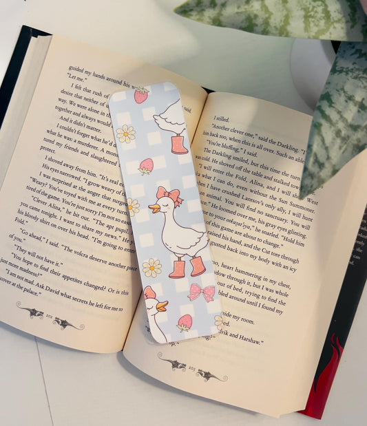 Coquette Goose in Rainboots Bookmark
