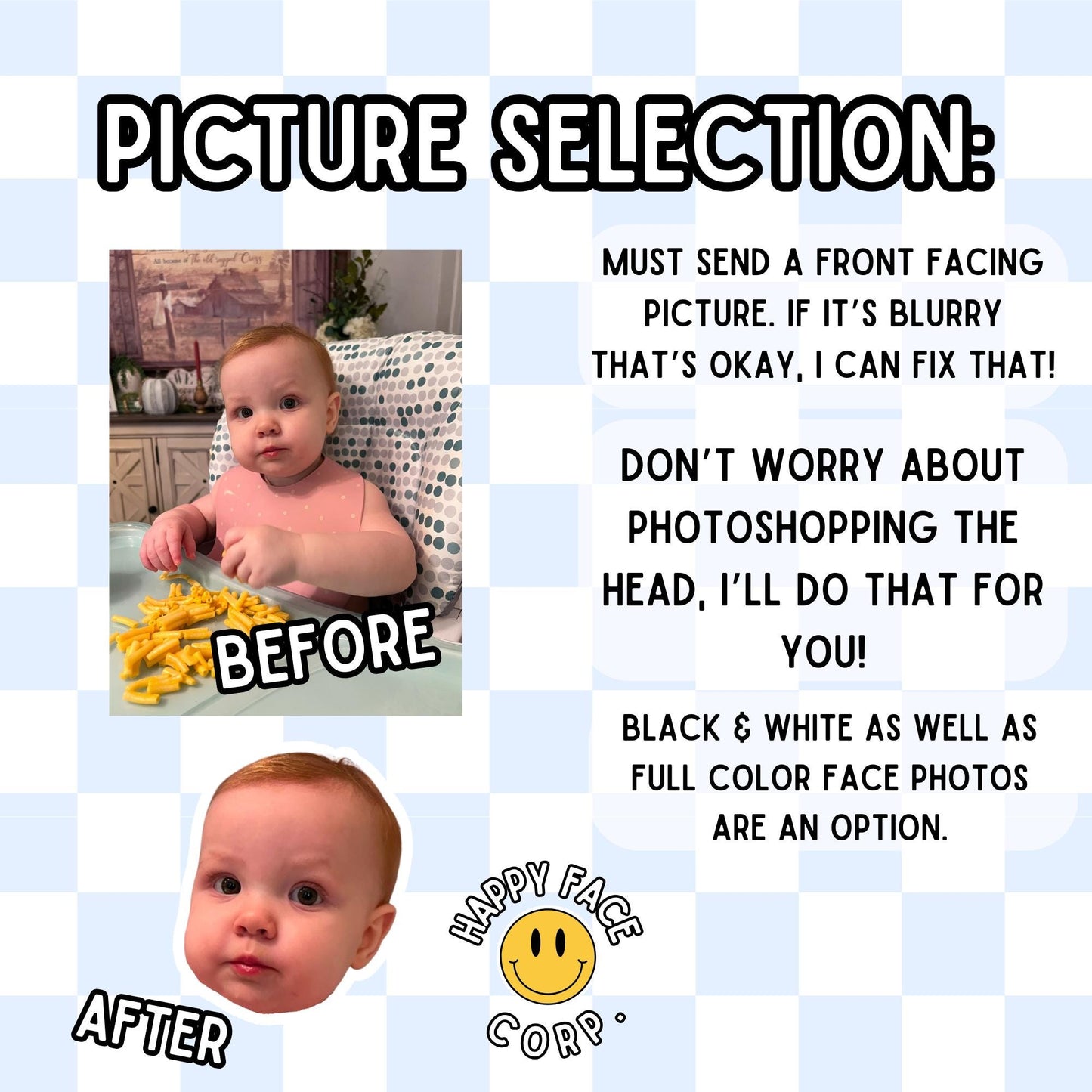 Custom Baby Face Magnetic Bookmark