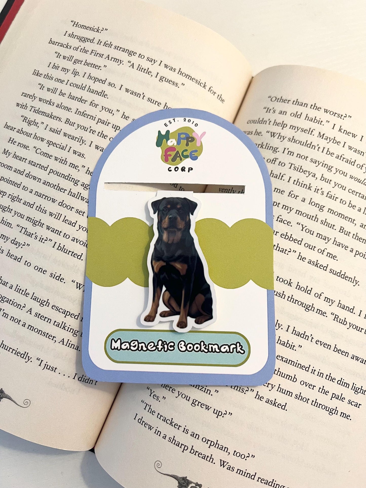 Rottweiler Magnetic Bookmark