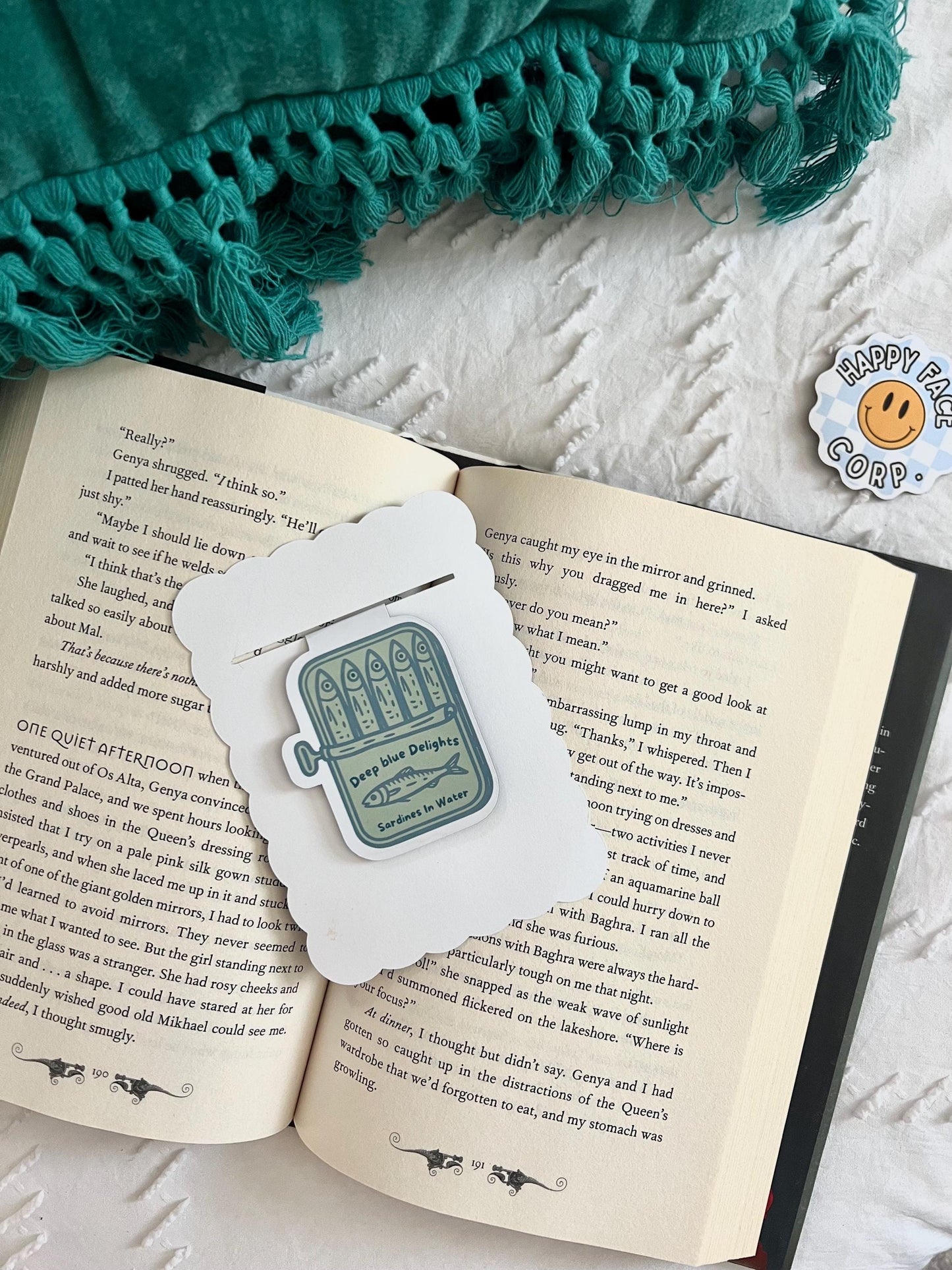 Sardine Can Magnetic Bookmark