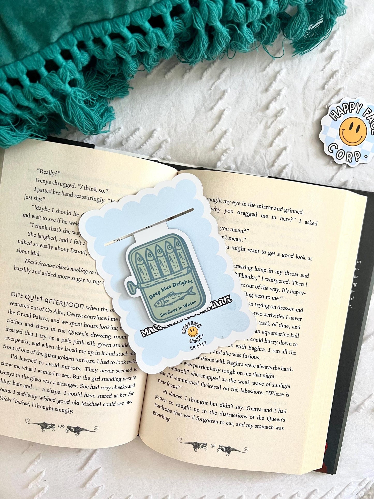 Sardine Can Magnetic Bookmark