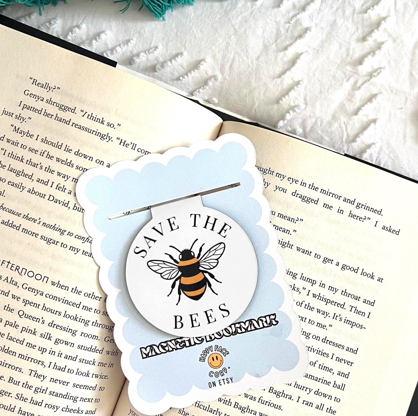 Bumblebee Save The Bees Magnetic Bookmark