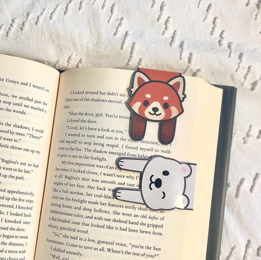 Long Animal Body Magnetic Bookmarks