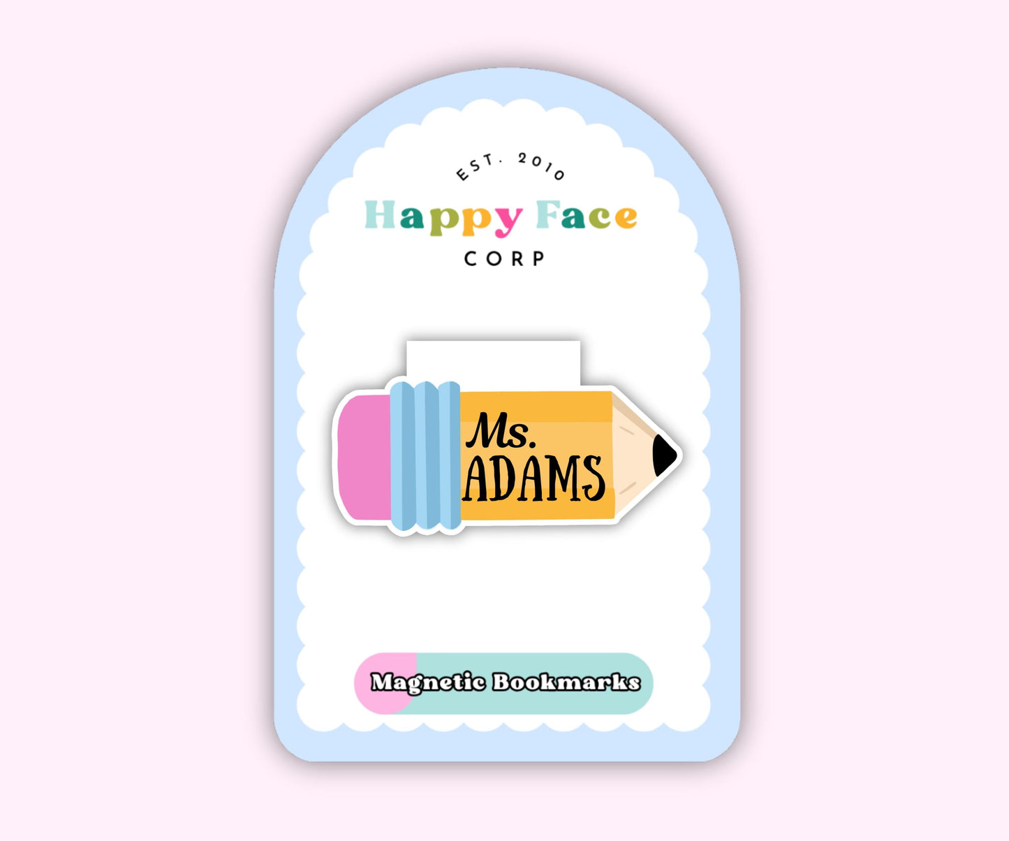 Teachers Pencil Magnetic Bookmark
