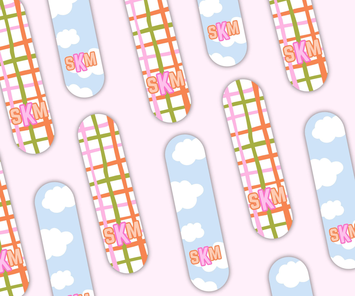 Retro Magnetic Bookmark Set