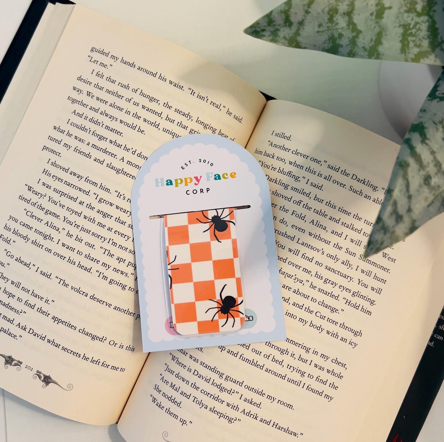 Retro Pumpkin Halloween Magnetic Bookmark