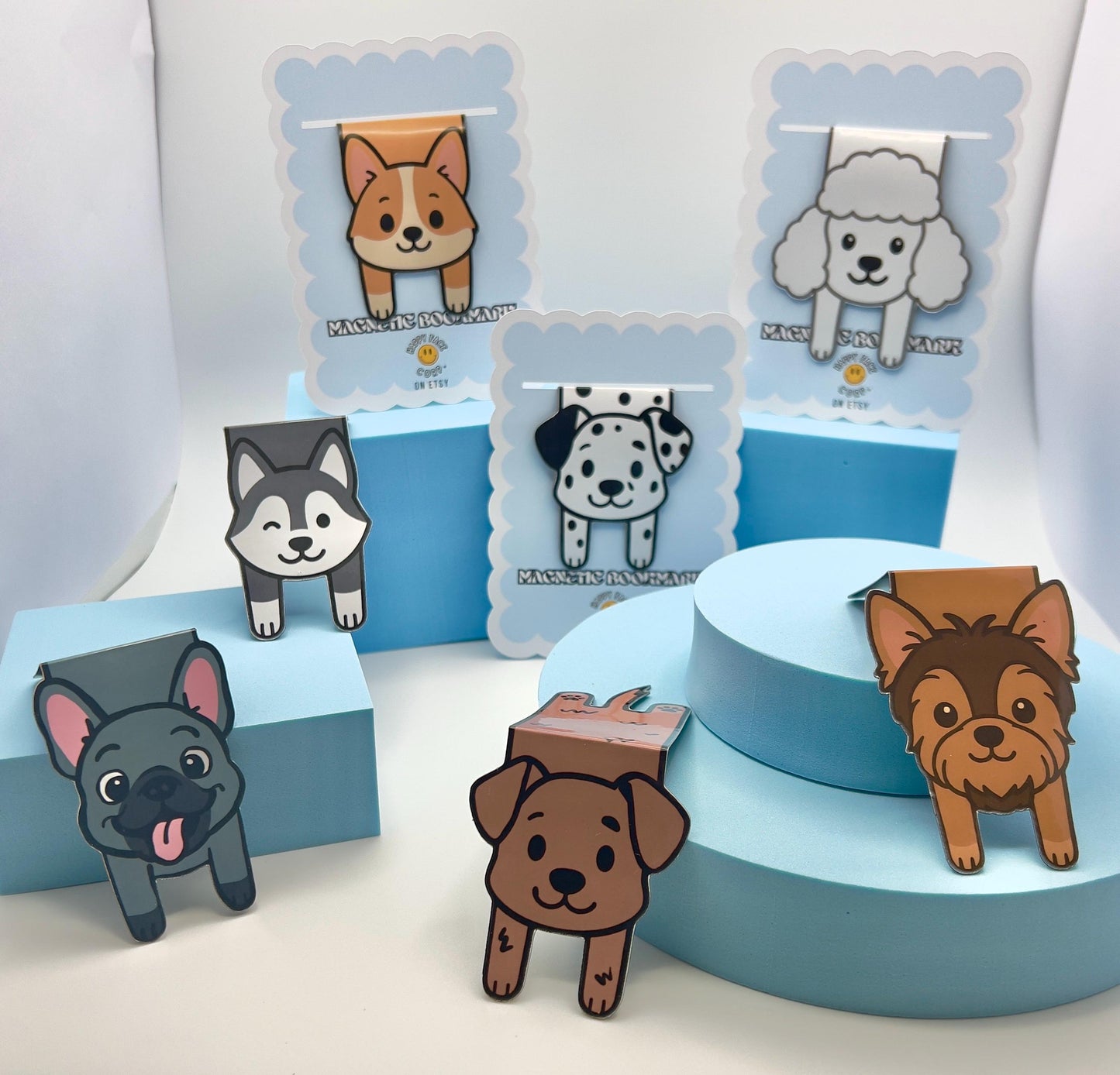 Long Dog Body Magnetic Bookmarks