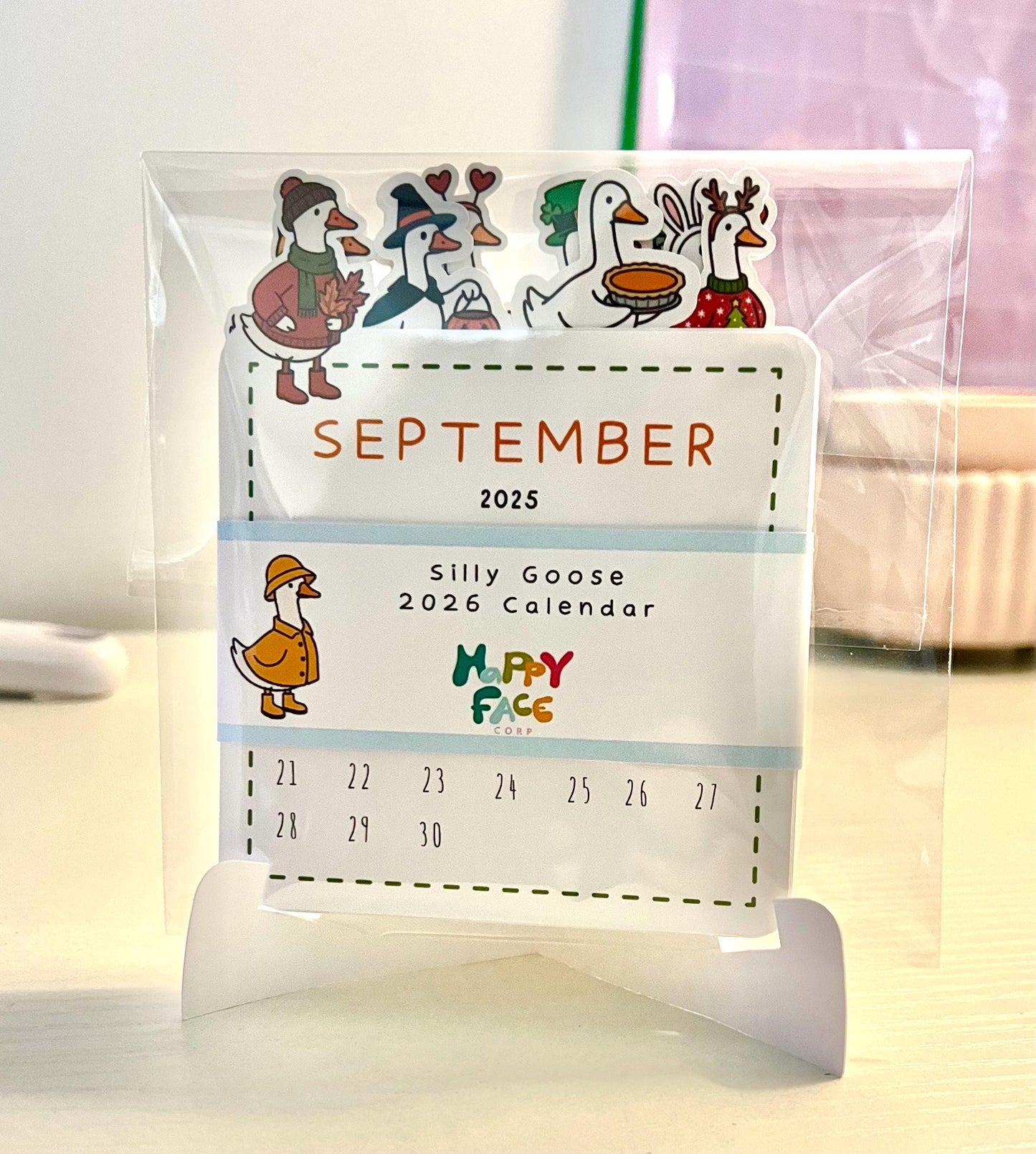 2026 Silly Goose Mini Desk Calendar